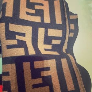 Fendi logo scarf